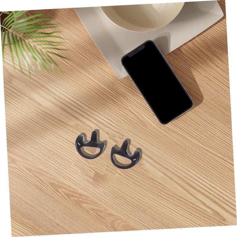 TEHAUX 1 Pair Interphone Replaceable Rubber Earpiece Inserts for Comfortable