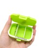 Honbay 2PCS Vitamin Organizer Box Portable Small Pill Case with