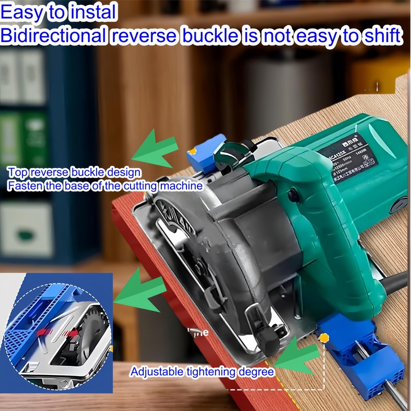 FeBohao Circular Saw Guide Adjustable Cutting Machine Base Guide Table