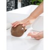 Cute Snail Soap Dispenser for Kitchen Bathroom etc. (120ML) (White)