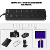 7-port USB 3.0 Hub 5GB/S High Speed with Key Switch