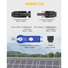 BougeRV 12 PCS Solar Connectors with Spanners Solar Panel Cable