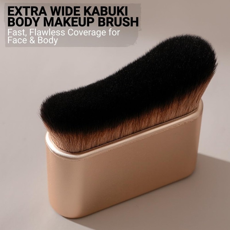GOERTI Bronze Tan Tanning Body Makeup Brush - Kabuki Brush