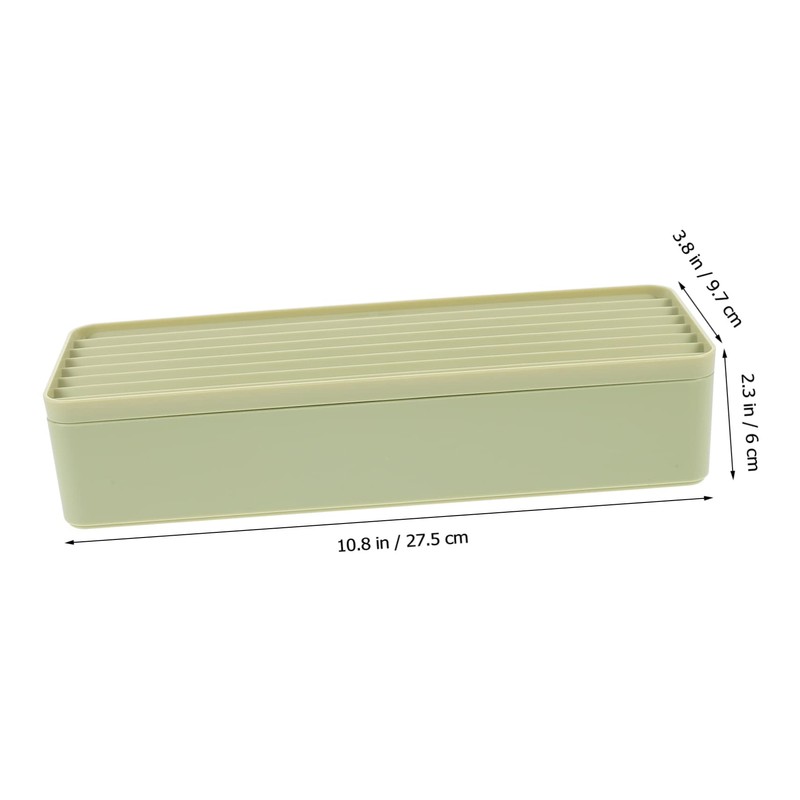 LABRIMP 1 PC Cable Storage Box Multi Grid Organizer with