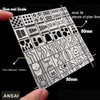 for Hobby Model Craft GK Tool Carving Auxiliary Ruler Stainless