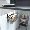 MaraFansie Basket with Hook, Grid Storage Basket, Over the Cabinet