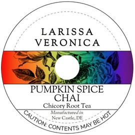 Pumpkin Spice Chai Chicory Root Tea (Single Serve K-Cup Pods) (12 pods, ZIN: 578372)