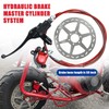 HOOUP Mini Bike Left Hydraulic Brake Caliper System 180mm Disc