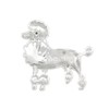 NEWEI broche de aleación esmaltada con forma de caniche para