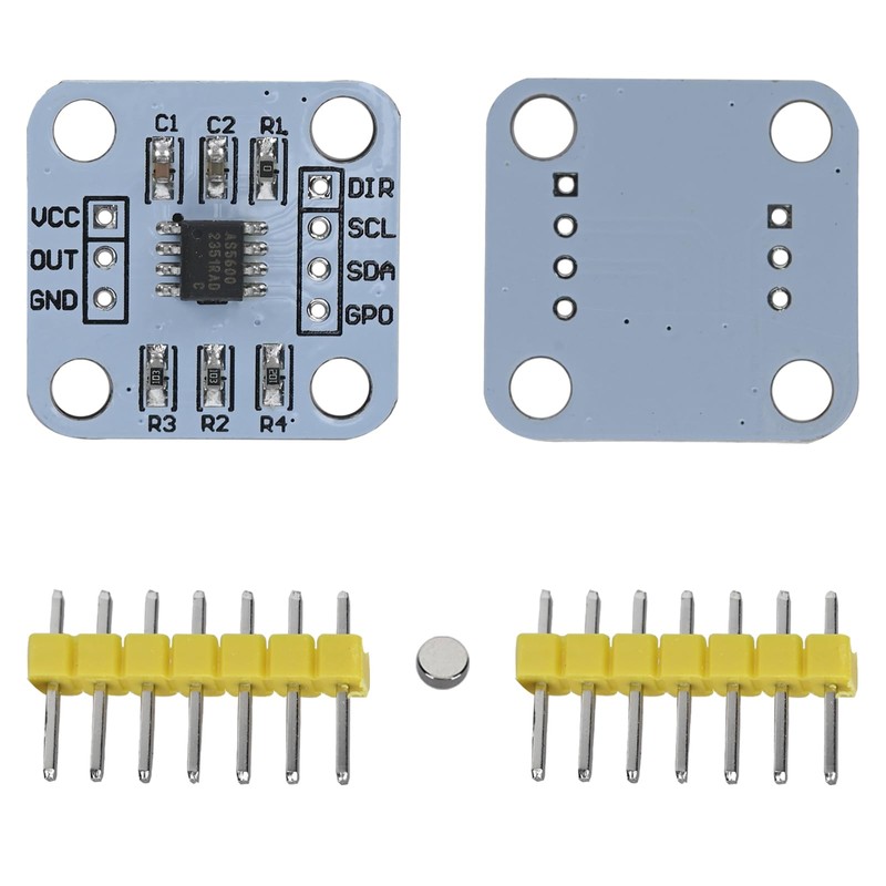 Podazz 5pcs AS5600 Magnetic Encoder 12bit 3.3V High Precision Magnetic
