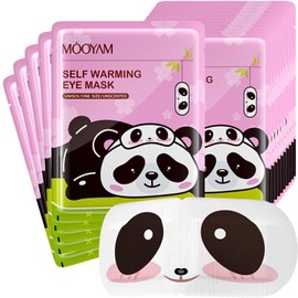 15PCS Panda Steam Eye Mask, Self Heating Eye Mask, Heated Eye Mask For Dry Eyes, Warming Eye Mask Relieve Puffy Eye, Fatigue Disposable, Moist Hot Eye Mask, Travel Essentials, Sleep Gift Set For Women