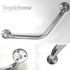 135° Chrome Angled Shower Bath Grab Bar Rail Bathroom Disability