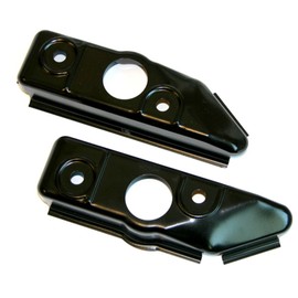 Inline Tube Compatible with 1970-72 Cutlass Rear Marker Covers Painted Black 2pc Kit
