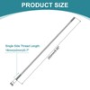 uxcell 2pcs Double Ended Stud Screws, M6x250mm 304 Stainless Steel