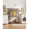 Sakugi Double Rods Clothes Rack - Metal Clothing Rack with