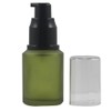 60ML/2oz Empty Green Frosted Glass Lotion Pump Press Bottles Refillable