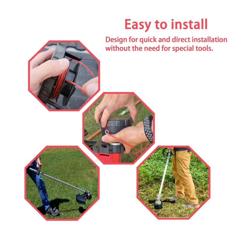 TOKDOOT 49-16-2714 String Trimmer Head Replacement for Milwau-kee Weed Eater