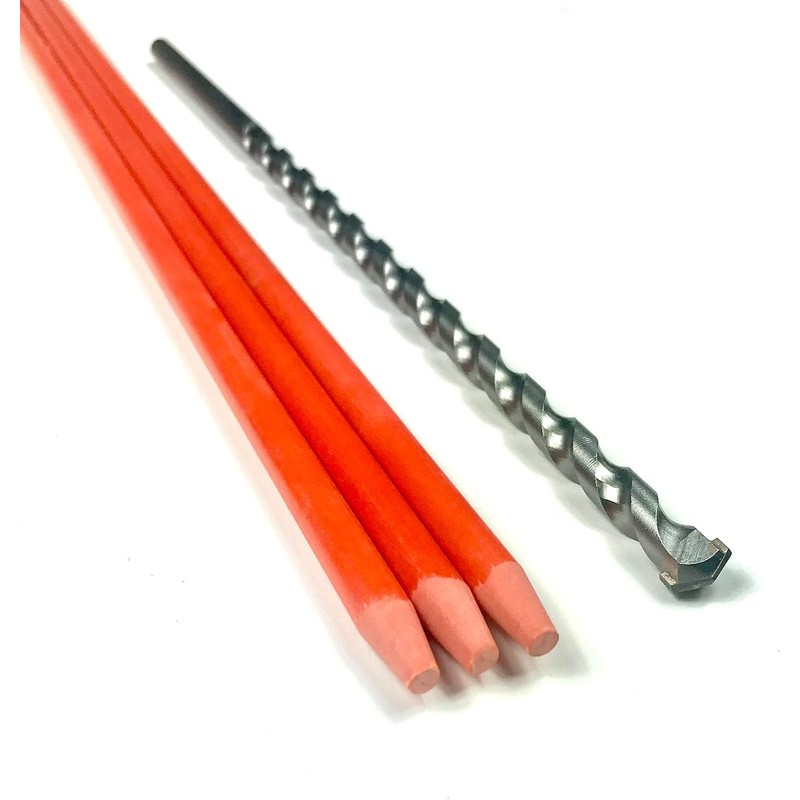 100 Pack - 72" Driveway Markers 5/16", Snow Stakes, Plow