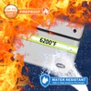Upgraded Fireproof Document Bag with Waterproof Zipper,9 Layers of Heat