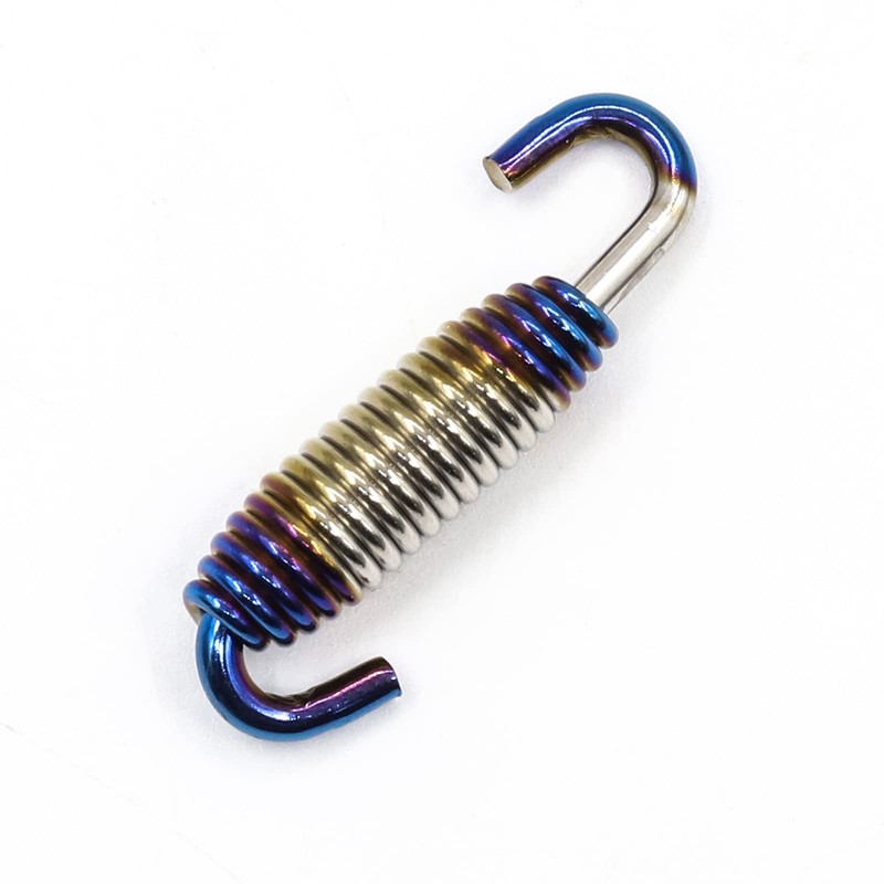 YnGia 2PCS 55mm Motorcycle Exhaust Pipe Spring, Universal Stainless Steel