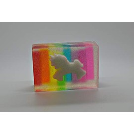 Rainbow Unicorn Soap Bar - Christmas Gift Stocking Filler Girls Kids