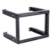 Kenuco 6U Adjustable Depth Wall Mount Open Frame Steel Network