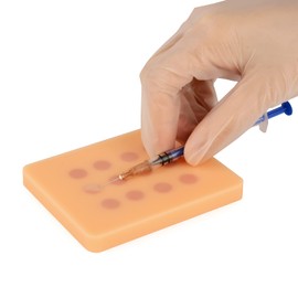 Medarchitect Intradermal Injection Training Pad for Nurse, Injection Training Pad for Medical Student, Artificial Skin-Like Practice Pad (Training Use Only)