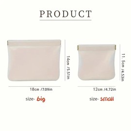 Mini Portable Storage Bag, Data Cable Earphone Storage Bag, Makeup Bag & Comestic Bag For Travel (Magic Night Black, Small)