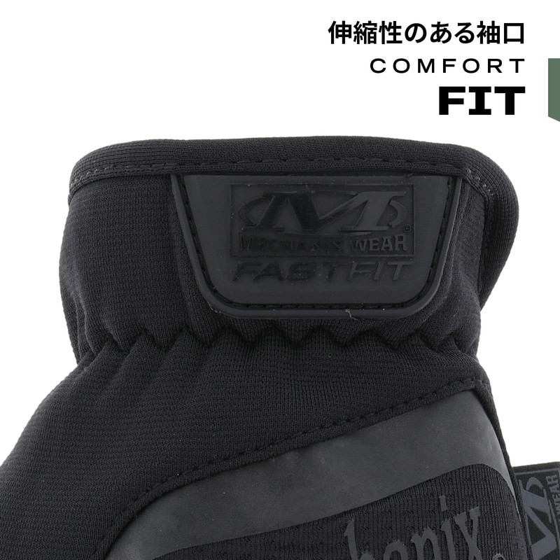 Mechanix Wear FFTAB-55-009 FastFit, Touch Screen Compatible, EN388:2121, Washable, Covert,