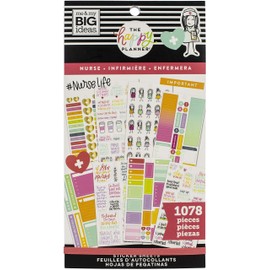 ME & MY BIG IDEAS Happy Planner STCKRS, Nurse, 1078/Pkg