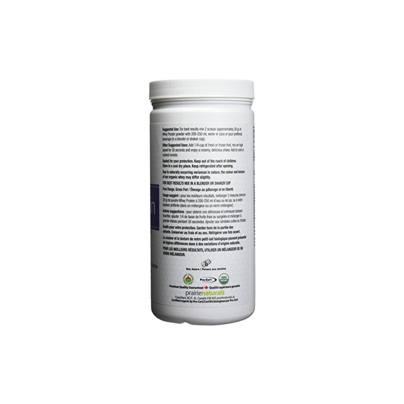 Prairie Naturals Organic Whey Protein, Natural, 300g