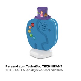 TechniSat Technifant Cones Stories - Magical Reading Stories - Princesses, Fairies, Mermaids (Playing Time Approx. 78 Minutes, Audio Content Suitable for Children from 3 Years, German) Purple