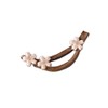 光陽 Pottery Chopstick Rest Brown Approx. 7.5 X 3 Cherry