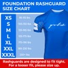 Gold BJJ Foundation Rash Guard - Ranked No-Gi and Gi