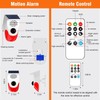 Outdoor Motion Sensor Noise Maker with 8 Replaceable Recording,Dog Barking