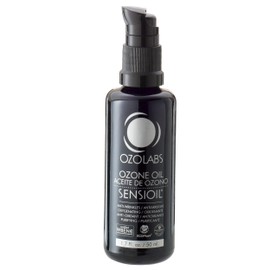 OZOLABS OZONATED OIL - SENSIOIL© | Certified Organic Ozonated Olive Oil & Ozonated Sunflower Oil | Deep Hydration & Skin Regeneration | ISO 9001 | 1.7 fl. oz.