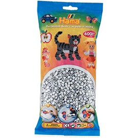 Hama 205-70 Midi Bügelperlen 6000 Stk. Hellgrau