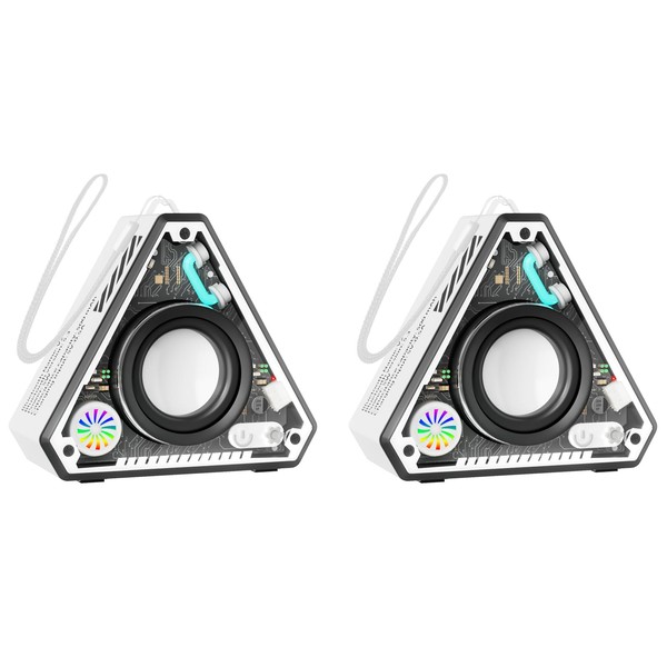 Feix g Mini Portable Wireless Bluetooth Speaker with Lights and