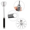 Stainless Steel Semi-Automatic Whisk Hand Push Rotary Whisk Blender Egg