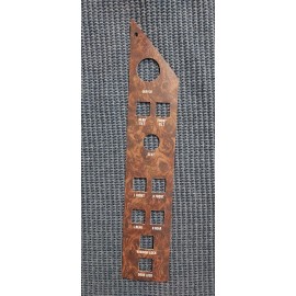 does not apply 1973 - 1975 Lincoln Mark IV Drivers Switch Housing Vinyl Restoration Decal