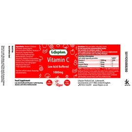 Lifeplan Vitamin C (Buffered) 1000mg 90 tablet X 2 (Pack of 2)