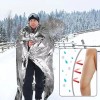 QIO CHUANG Emergency Mylar Thermal Blankets Survival Camping Blanket