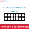 AmeriCan Goods Dental X-ray Plastic Film Mounts X-ray Mount Notch