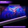 Onforu Black Light for Blacklight Tapestry,15'' Rechargeable Blacklight Picture Light