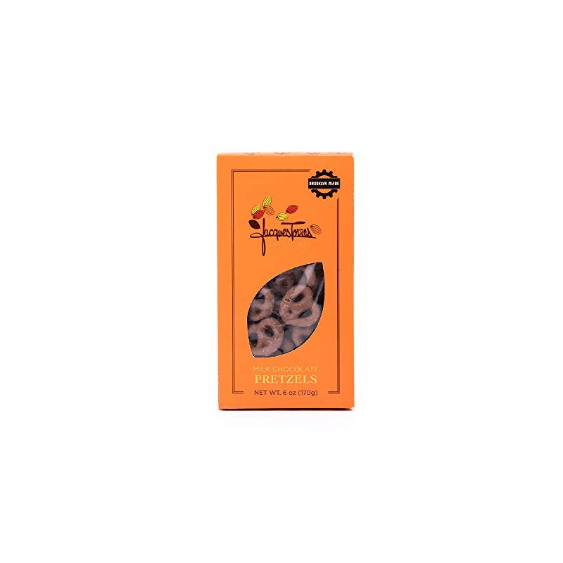 Jacques Torres Chocolate - Chocolate Covered Pretzels 8 oz