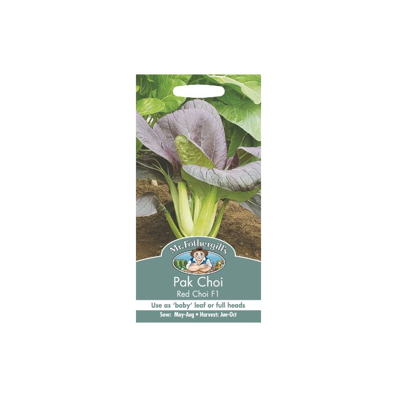 Mr Fothergill's 17135 Vegetable Seeds, PAK Red Choi F1