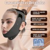 Yakiter 2Pcs Faja Papada Facial Lifting,Reutilizable Faja para Papada Mujer,para