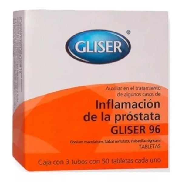 Gliser 96 Inflamacion D Prostata, Homeopatico 150 Tabs