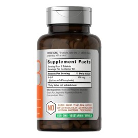 Horbaach P-5-p Con Vitamina B6 100mg 120 Tabletas
