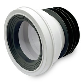 CranPlas | Reliable Toilet Waste Pipe Connector | Leak-Proof & Durable | Easy Installation | Universal UK Fit | Trusted Brand